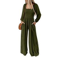 Comfy High-Waisted Wide-Leg Jumpsuit