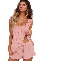 Comfy Ruffled Loungewear/Pyjamas Set