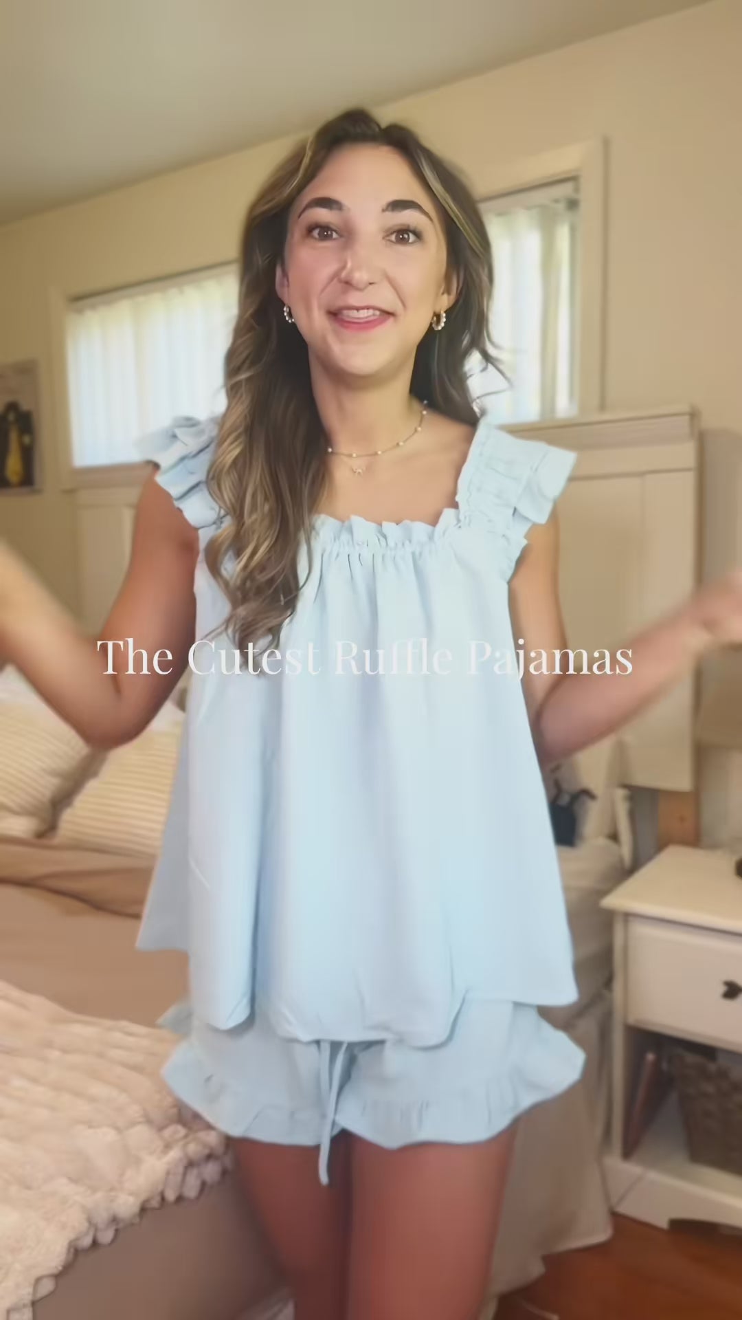 Comfy Ruffled Loungewear/Pyjamas Set video